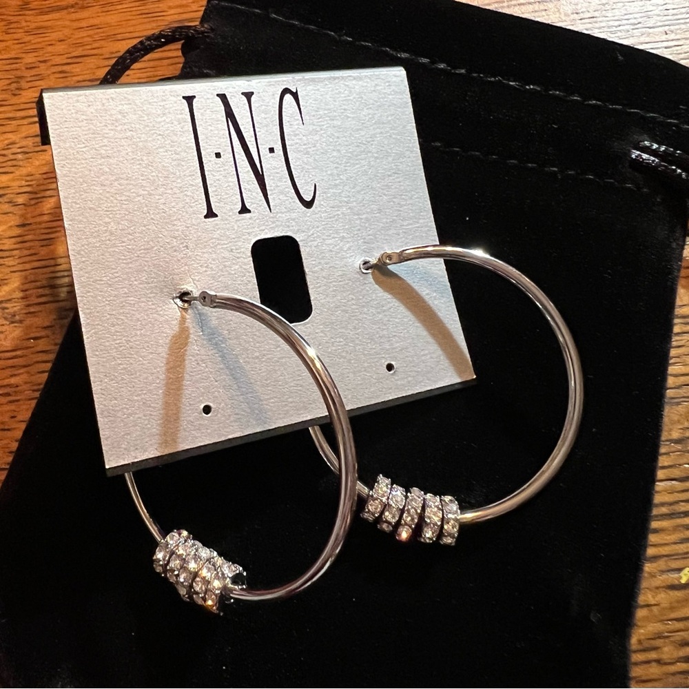 I.N.C. International Concepts Silver Hoop Earrings